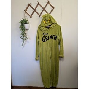 The Grinch large plush onesie pajamas costume